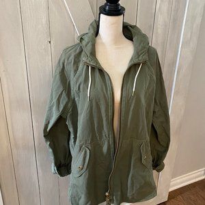 J.Crew Swing Coat - Fatigue Green